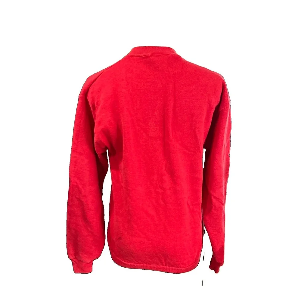 Disney World Kids XL Sweater Pullover Sweatshirt Red Mickey Mouse